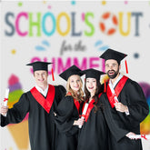 Aperturee - Colorful Ice Cream Schools Out Summer Photo Backdrop